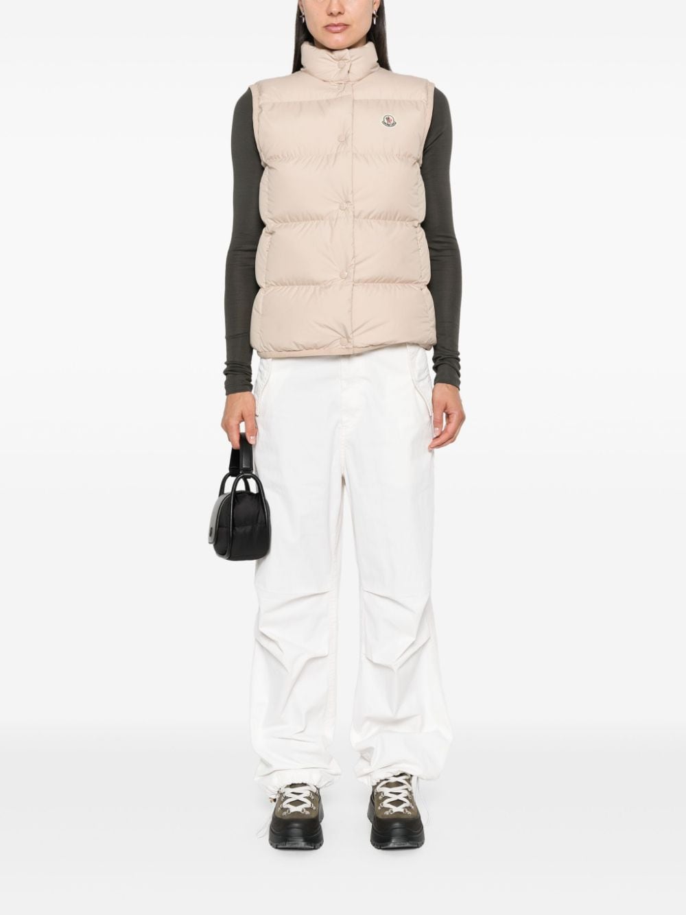 Moncler Badia bodywarmer - Beige