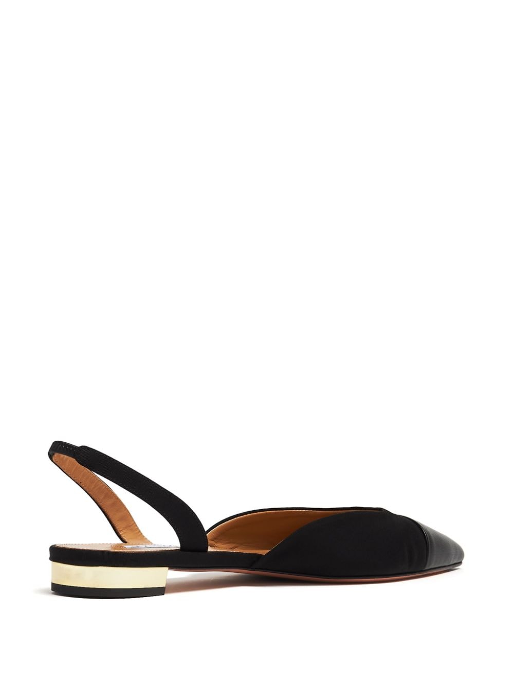 Shop Aquazzura Slingback Pumps In Black