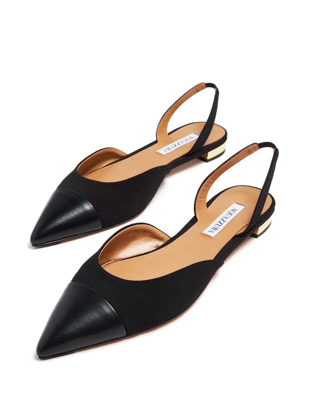 Shop Aquazzura Slingback Pumps In Black