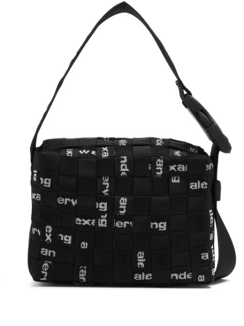 Alexander Wang interwoven-design logo-jacquard shoulder bag Women