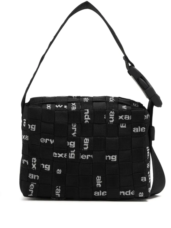 Alexander Wang ロゴジャカード ショルダーバッグ | ブラック Alexander Wang ロゴジャカード ショルダーバッグ | ブラック