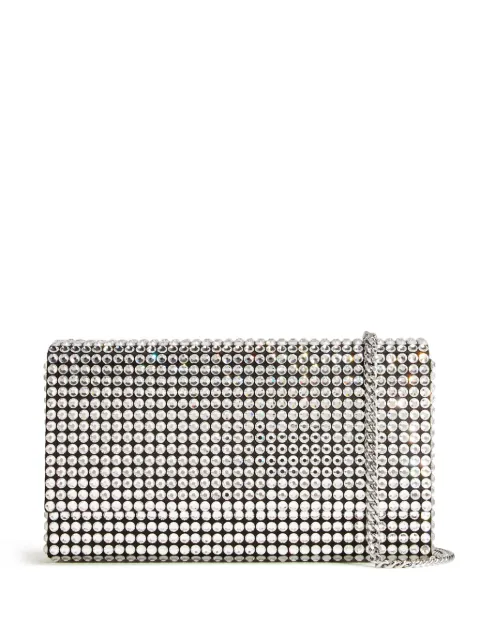 Amina Muaddi mini Paloma crystal-embellished clutch bag