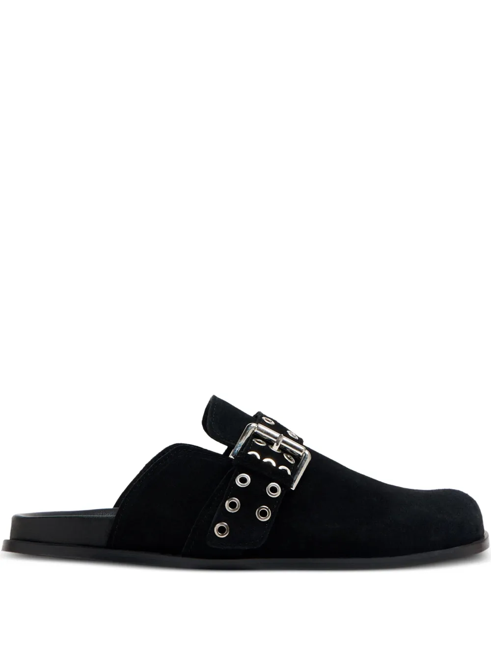 Halia eyelet-embellished mules