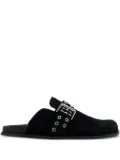 ALOHAS Halia eyelet-embellished mules - Black