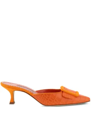 MANOLO BLAHNIK 36 BALERINU はげしく ミュール