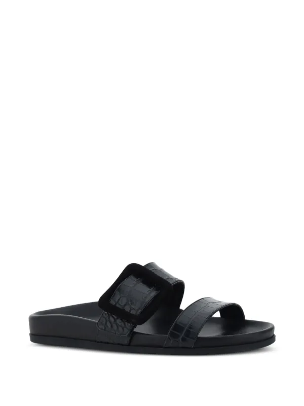 直営店 ‐Manolo Blahnik- MAYFU サンダル Manolo Blahnik Mayfu Mules | Black | FARFETCH