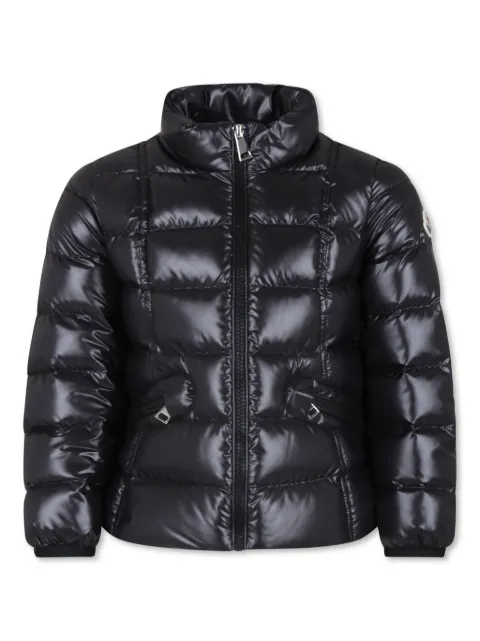 Moncler Enfant logo-appliqué quilted puffer jacket