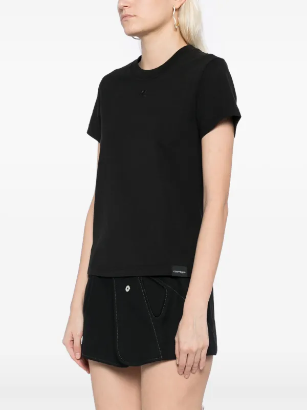 トップス Courreges mini t-shirt black Courrèges AC Cotton T-shirt | Black | FARFETCH