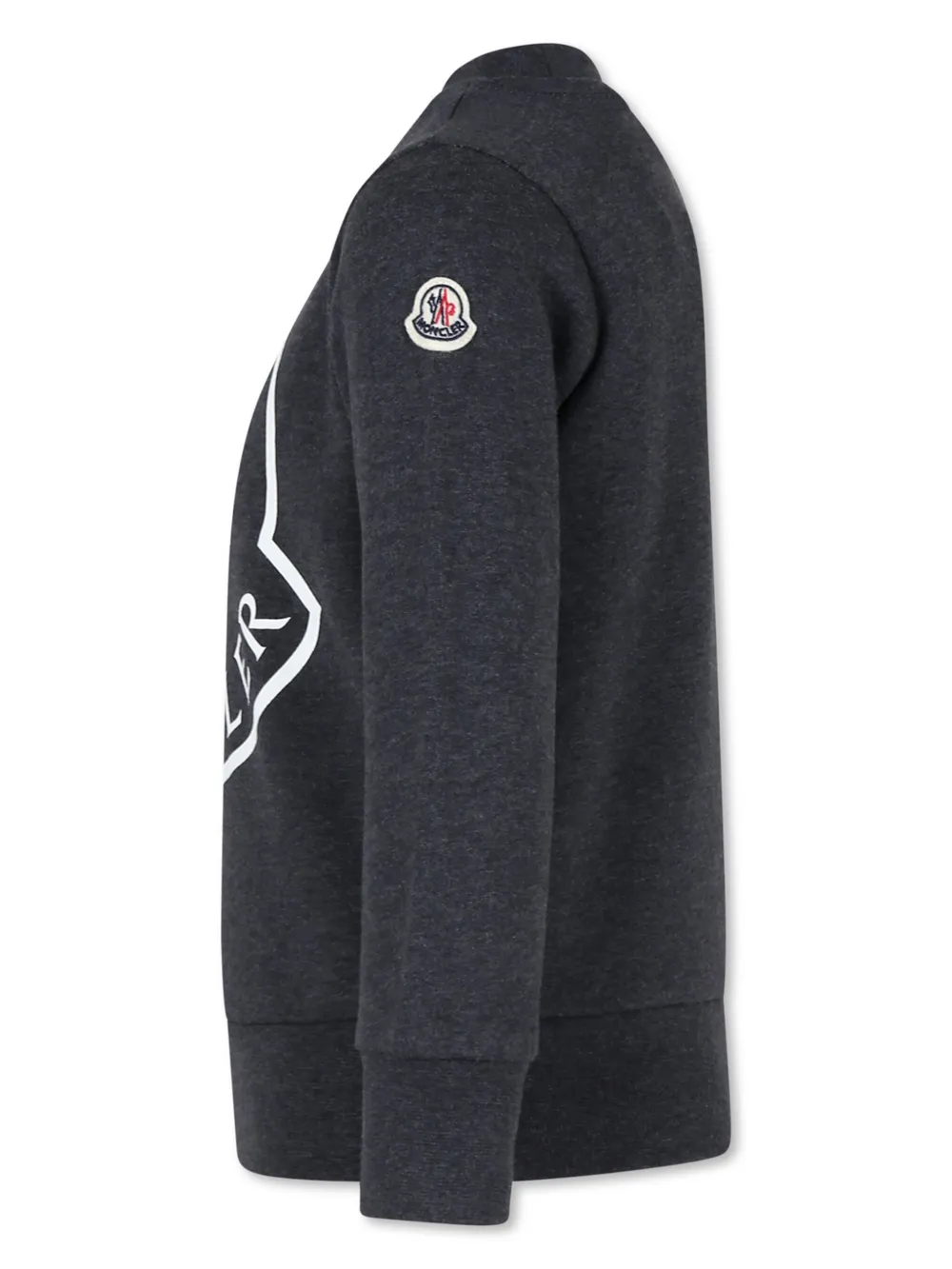 Moncler Enfant Katoenen sweater met logoprint Blauw