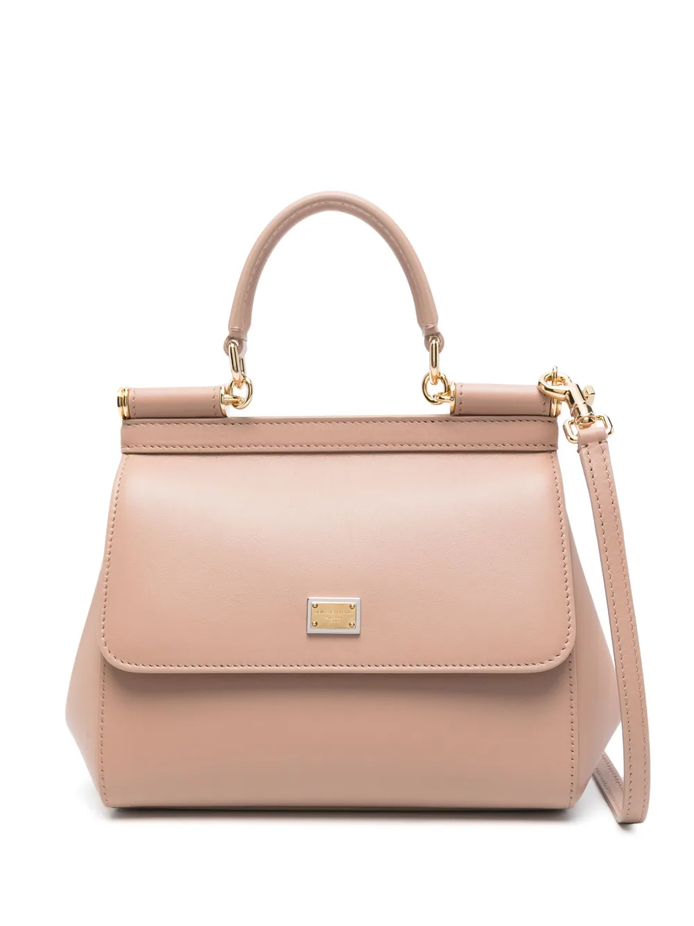 Dolce & Gabbana Medium Sicily Tote Bag In Neutrals