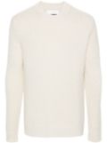 Jil Sander brushed chunky-knit jumper - White