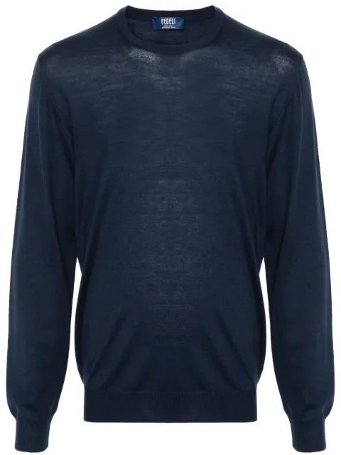 Fedeli fine-knit virgin-wool jumper