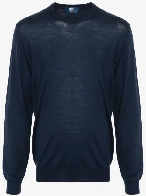 Fedeli fine-knit virgin-wool jumper