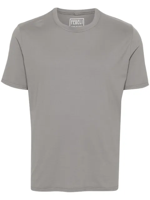 Fedeli short-sleeve cotton T-shirt