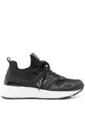 Ea7 Emporio Armani logo-embossed sneakers - Black