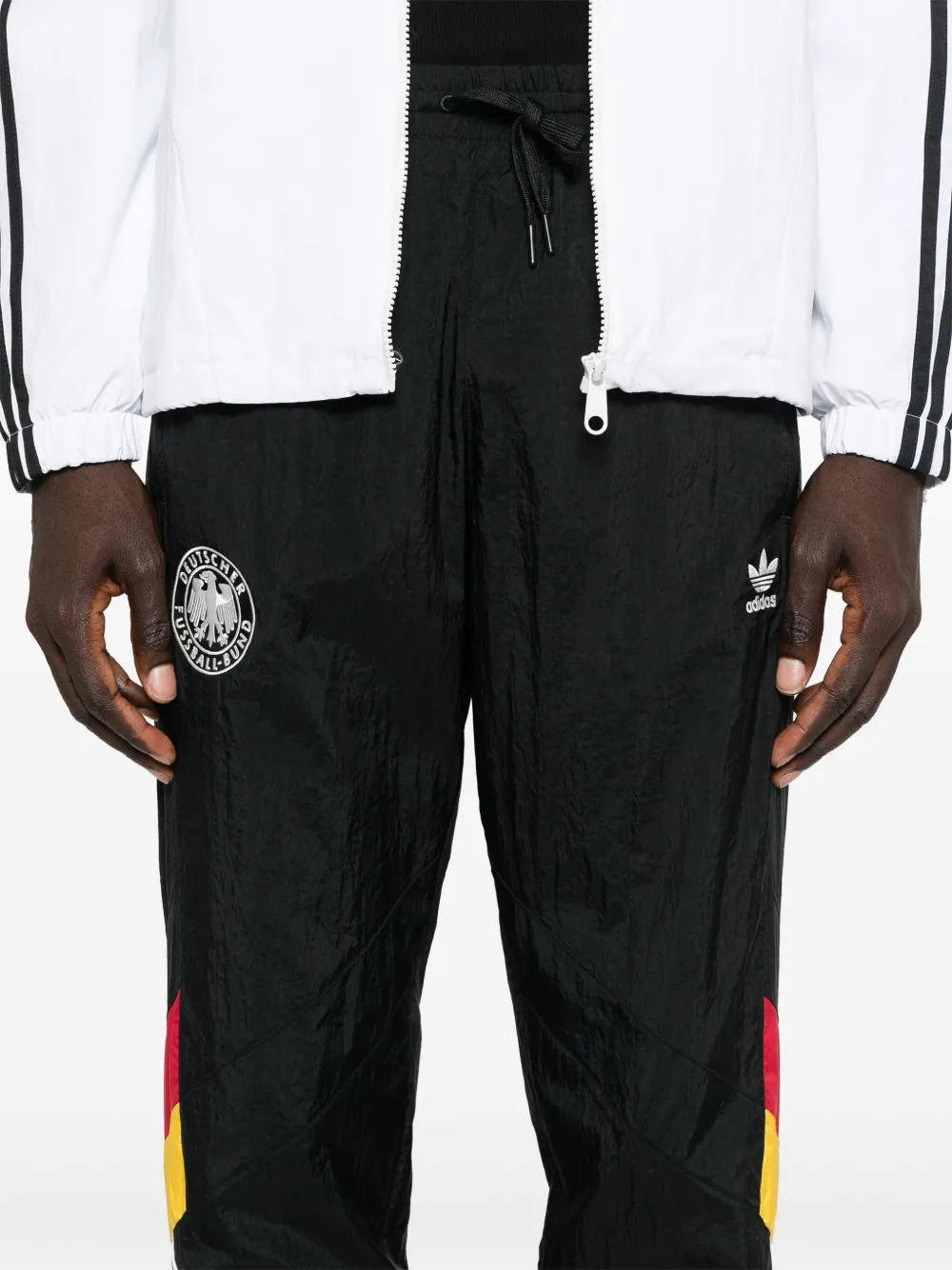adidas Germany trainingsbroek met 3-strepen logo Zwart