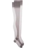 Maison Close seamless sheer stockings - Grey