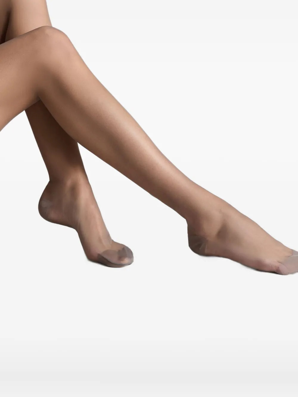 Maison Close Doorzichtige naadloze kousen Grijs