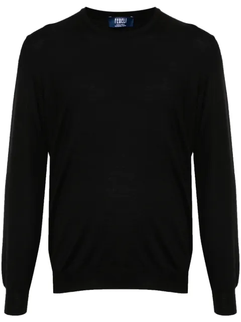 Fedeli fine-knit virgin-wool jumper