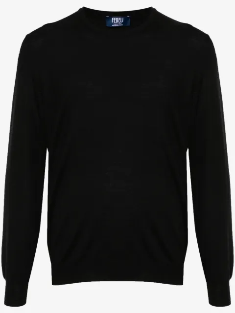 Fedeli fine-knit virgin-wool jumper