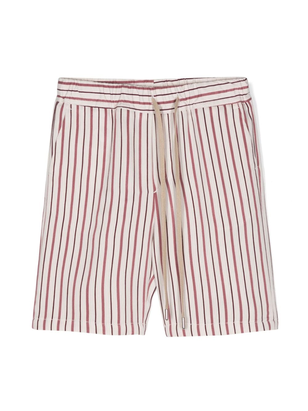 Costumein Kids' Striped Bermuda Shorts In Neutrals