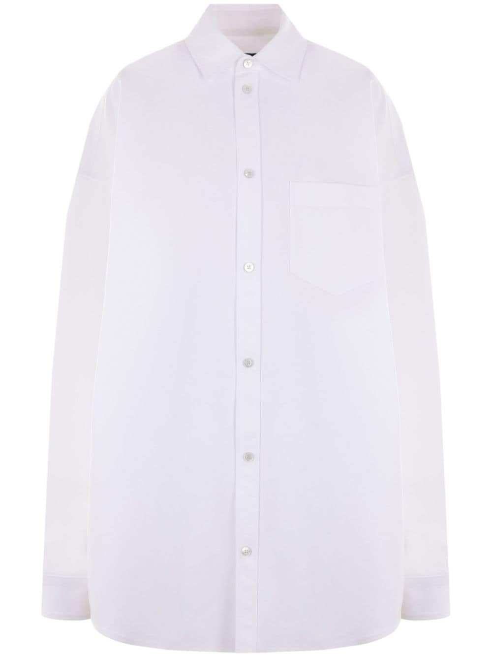 Balenciaga Cotton Shirt In White