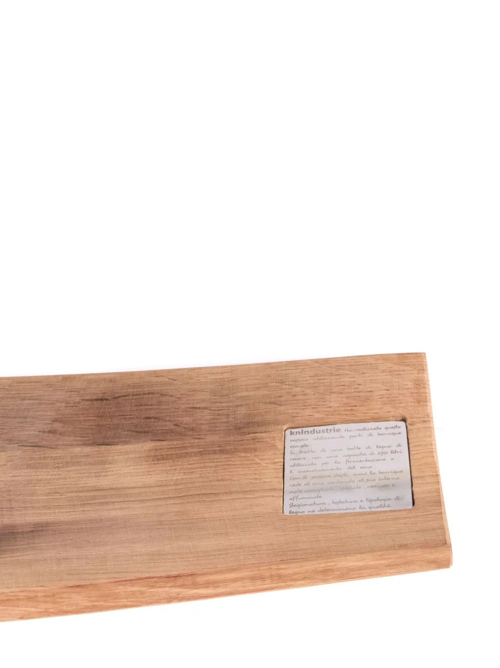Knindustrie Logo-engraved Tray In Neutrals