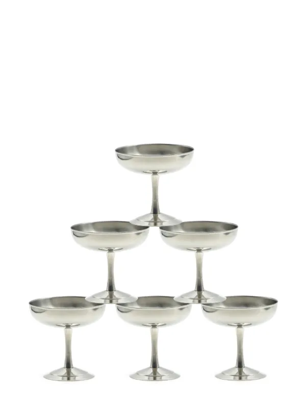 HAY Italian Eisbecher (6er-Set) | Silber