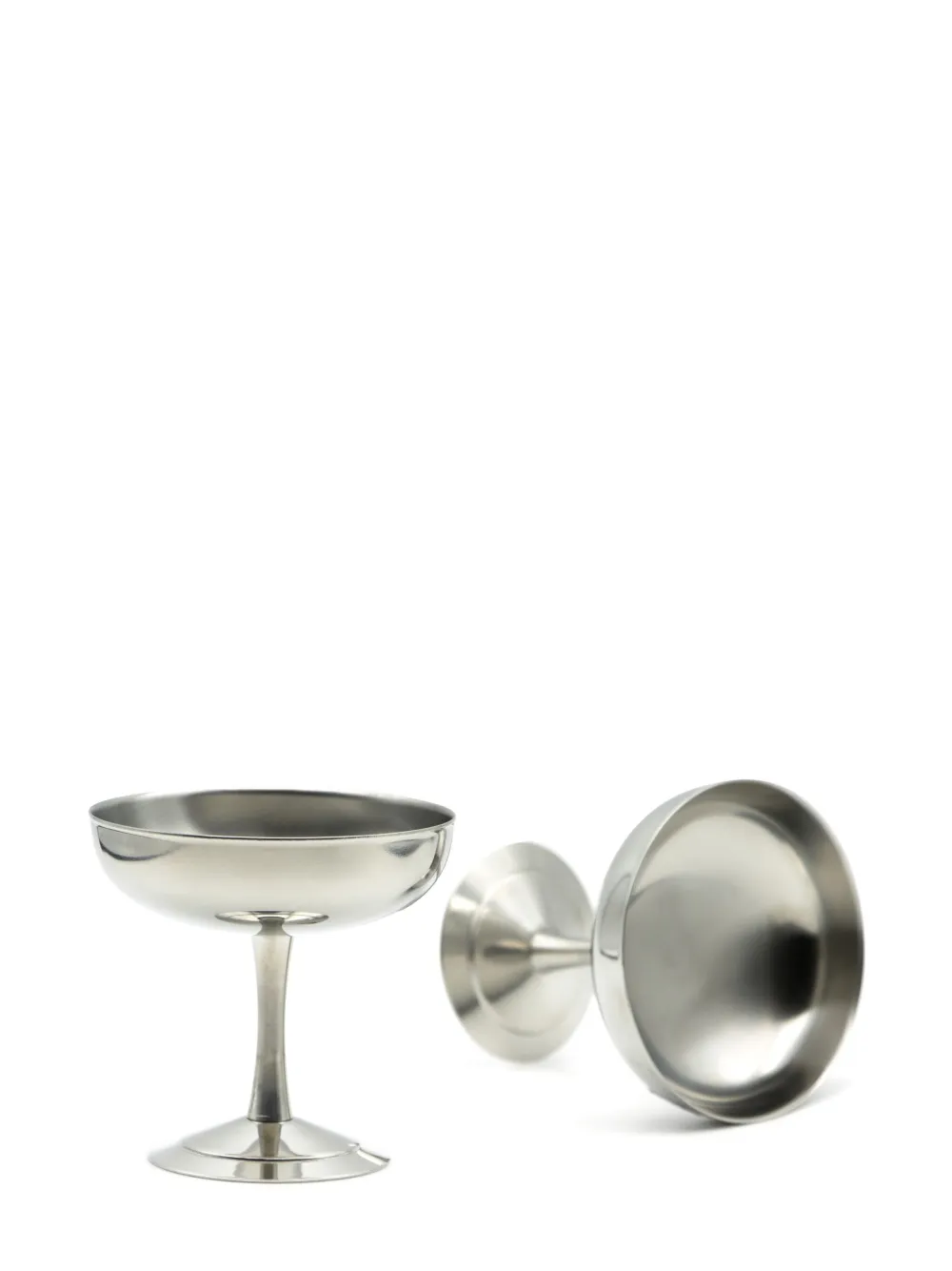 Hay Italian Ice Cup (set Of Six) In Silver