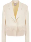 Blumarine Single Breasted Blazer - Neutrals
