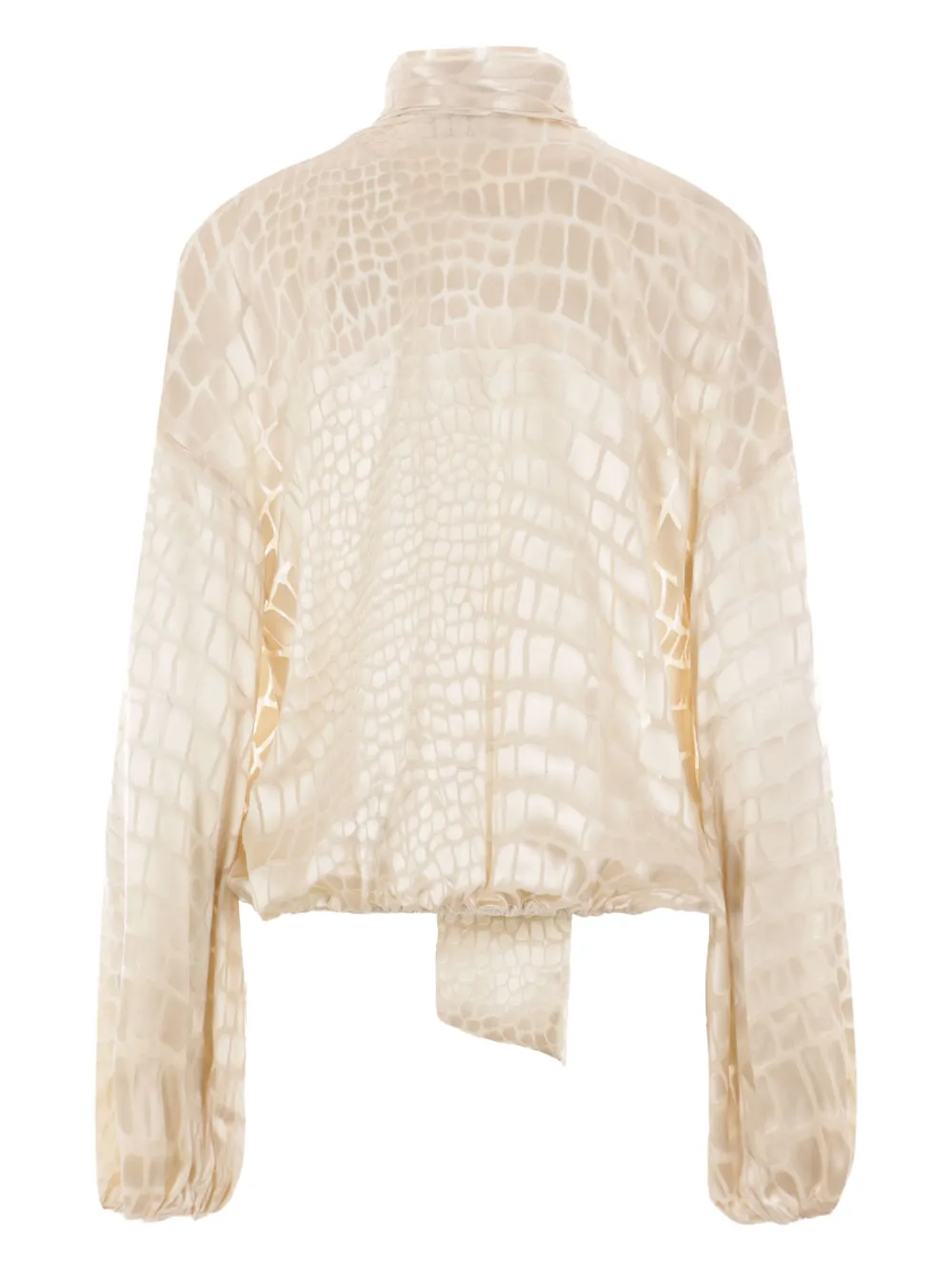 Blumarine Blouse met V-hals - Beige