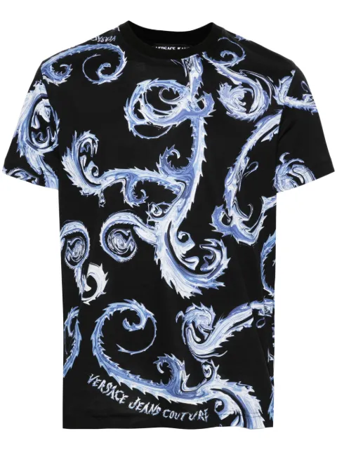 Versace Jeans Couture Barocco-print cotton T-shirt