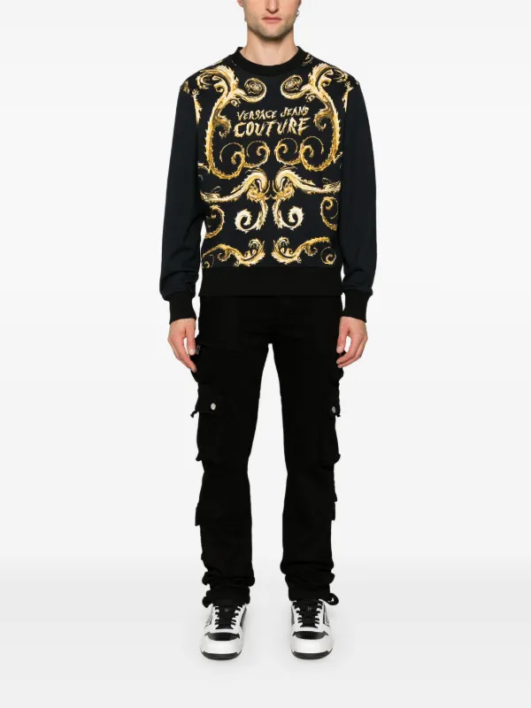Versace Jeans Couture Couture Chain Cotton Sweatshirt