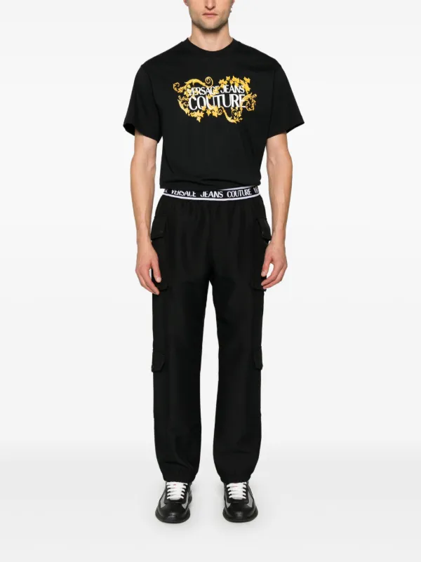 VERSACE JEANS COUTURE カーゴパンツ Versace Jeans Couture カーゴパンツ | ブラック | FARFETCH JP