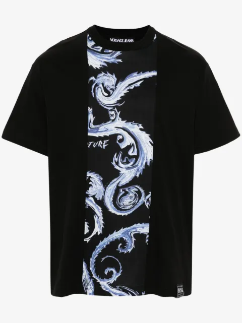 Versace Jeans Couture Barocco-print cotton T-shirt