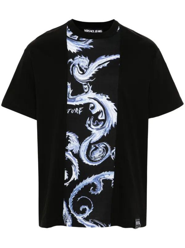 Versace Jeans Couture バロッコ Tシャツ | ブラック | FARFETCH JP