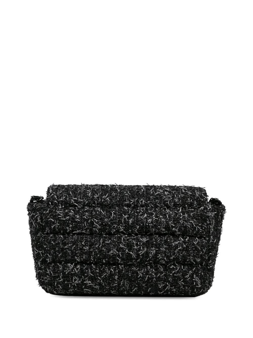 CHANEL Pre-Owned 2018-2019 Jumbo Classic Tweed Single Flap shoulder bag - Grijs