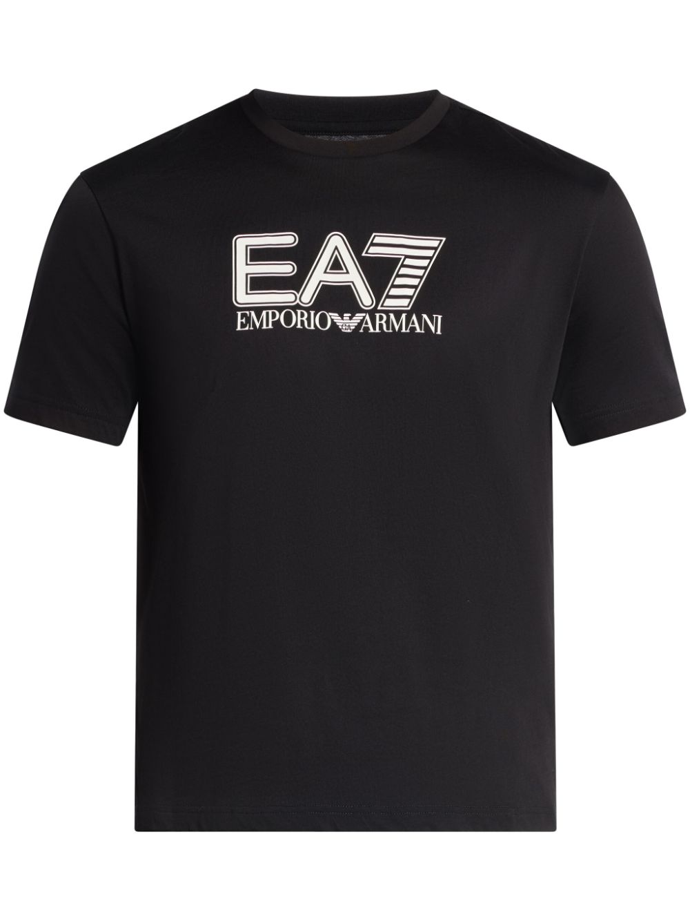 Ea7 Emporio Armani logo-print T-shirt - Black