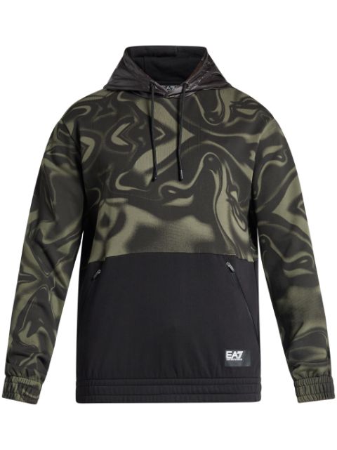 Ea7 Emporio Armani graphic-print hoodie Men