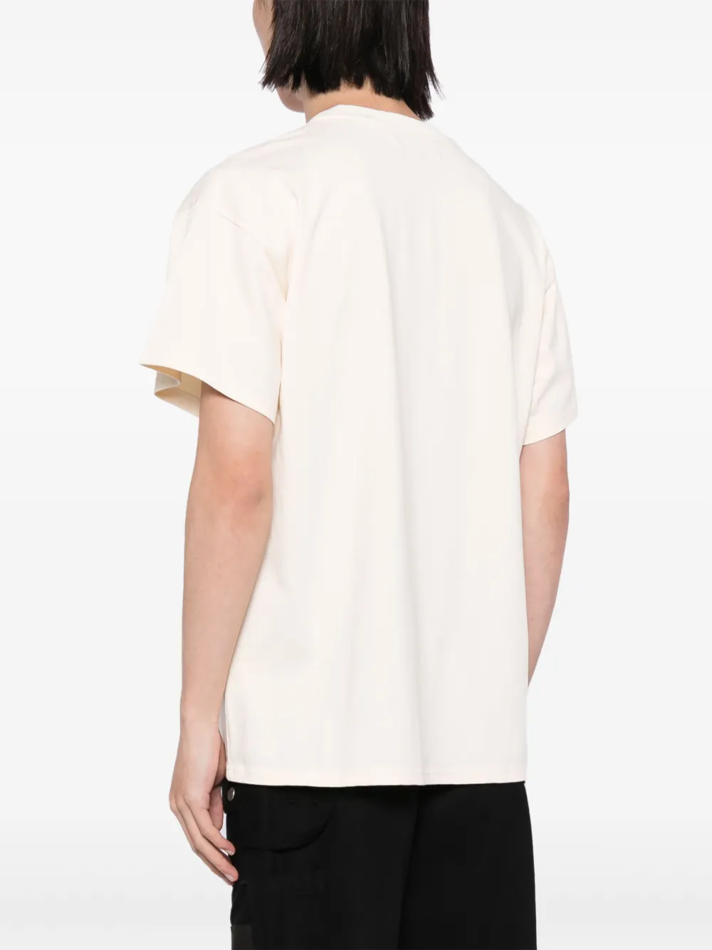 Who Decides War Eye katoenen T-shirt Beige