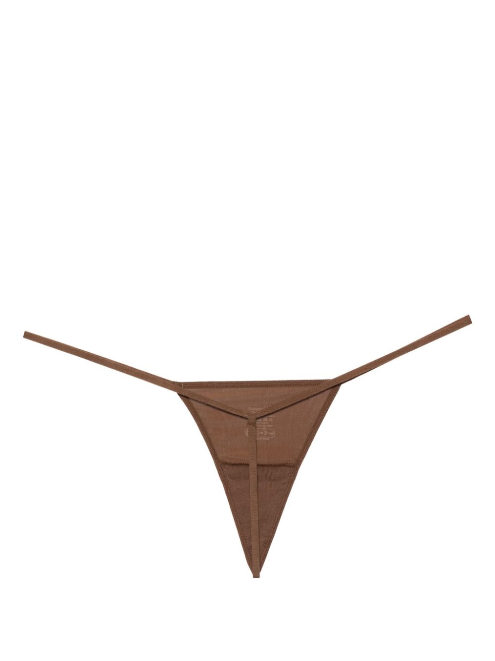 Maison Close Le Petit Secret kleine string - Bruin