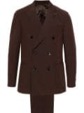 Lardini double-breasted suit - Brown