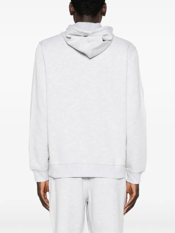 Brunello Cucinelli mélange-effect Zipped Hoodie | Grey