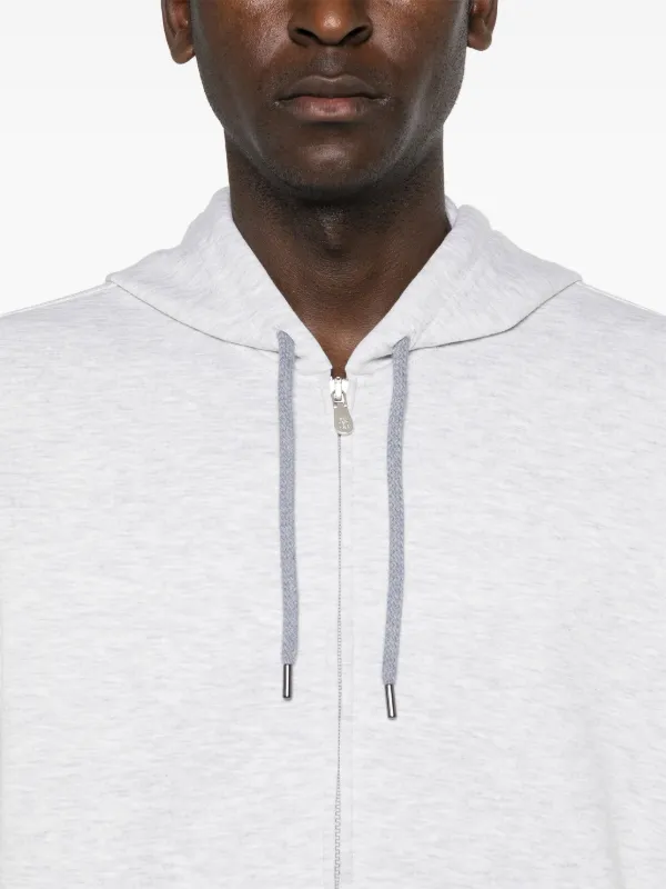 BRUNELLO CUCINELLI☆ジップパーカー☆ Brunello Cucinelli ジップアップ パーカー | グレー | FARFETCH JP