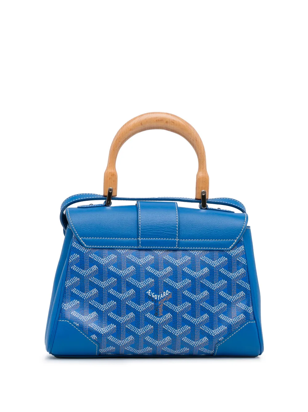 Goyard Pre-Owned 21th Century Mini Goyardine Saigon satchel - Blauw