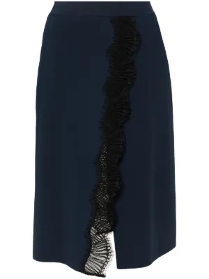 ワンピース STELLA MCCARTNEY Women Mid Skirts 24A6A04543BU379 1000 Black STELLA McCARTNEY（ステラマッカートニー）の「Stella McCartney