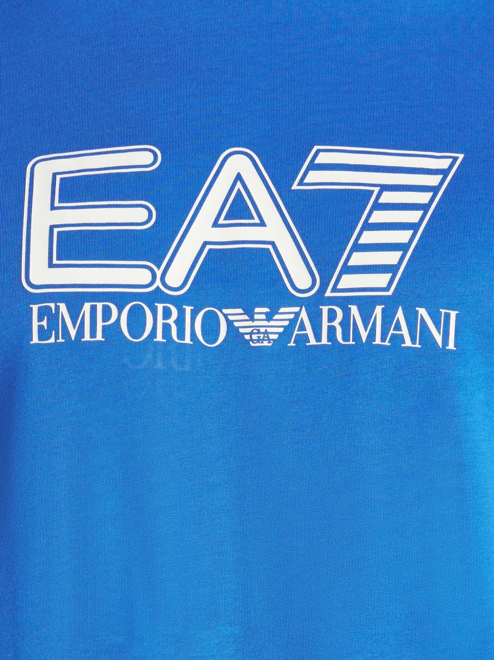 Ea7 Emporio Armani logo-print T-shirt | Blue | FARFETCH