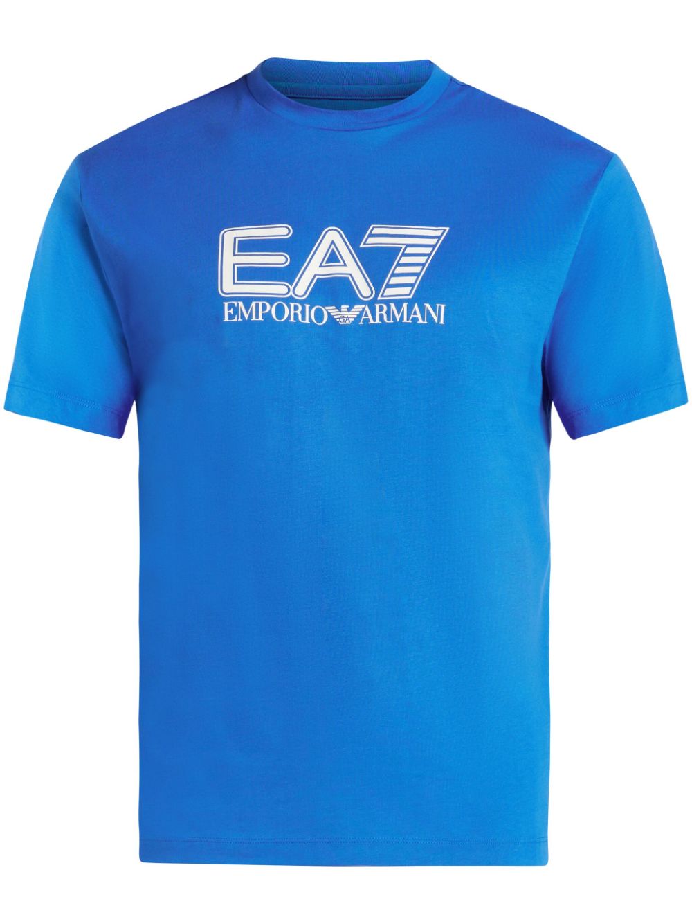 Ea7 Emporio Armani logo-print T-shirt - Blue