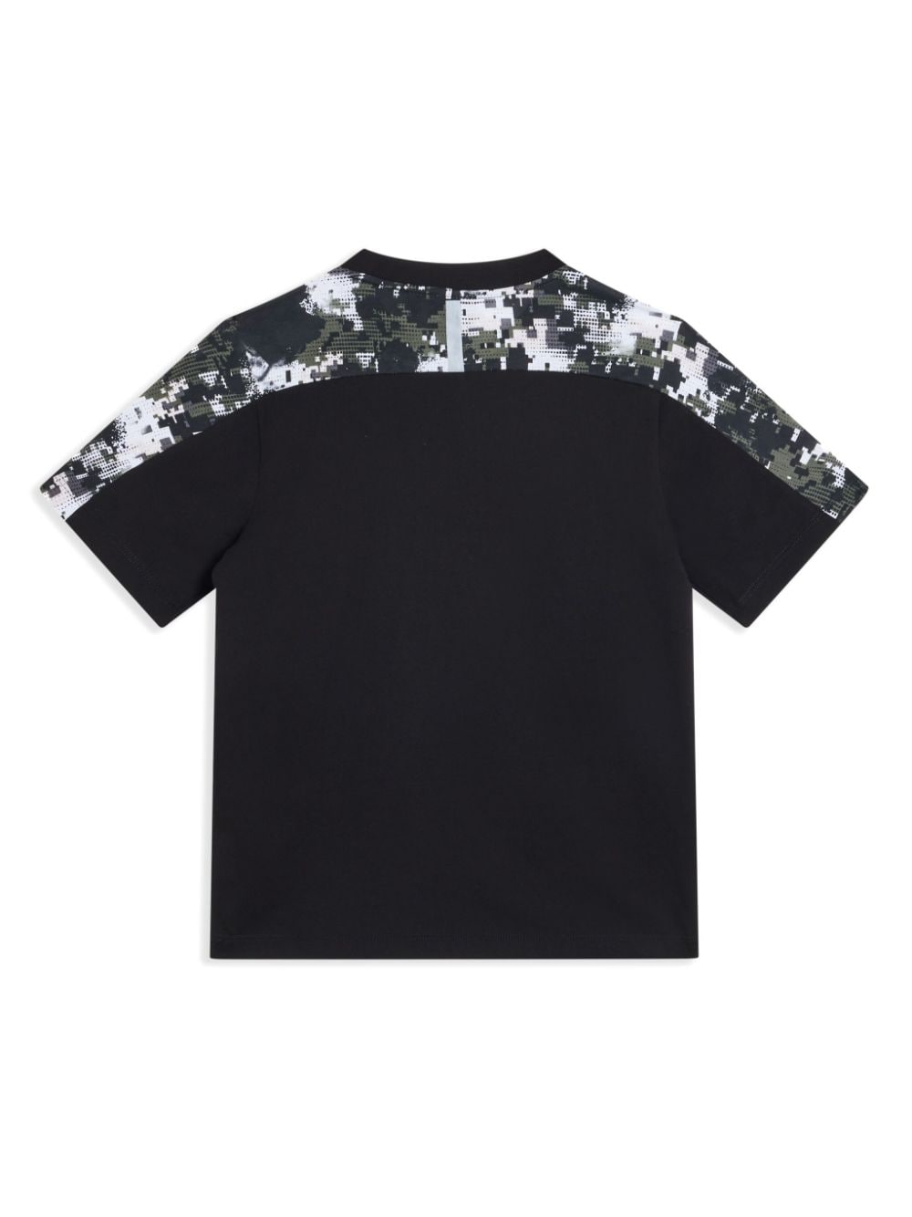 Emporio Armani Kids T-shirt met logoprint - Zwart