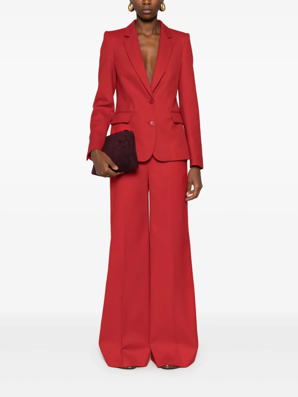 Stella McCartney Blazer En Flanelle Farfetch